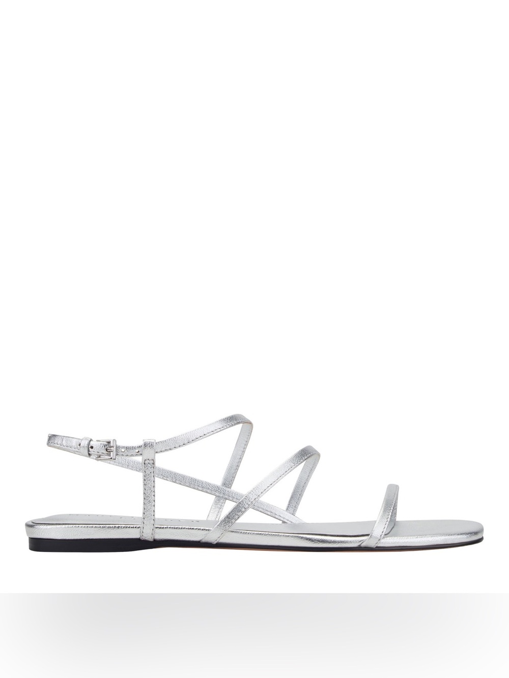 Marc Fisher Elysha Leather Flat Sandal
